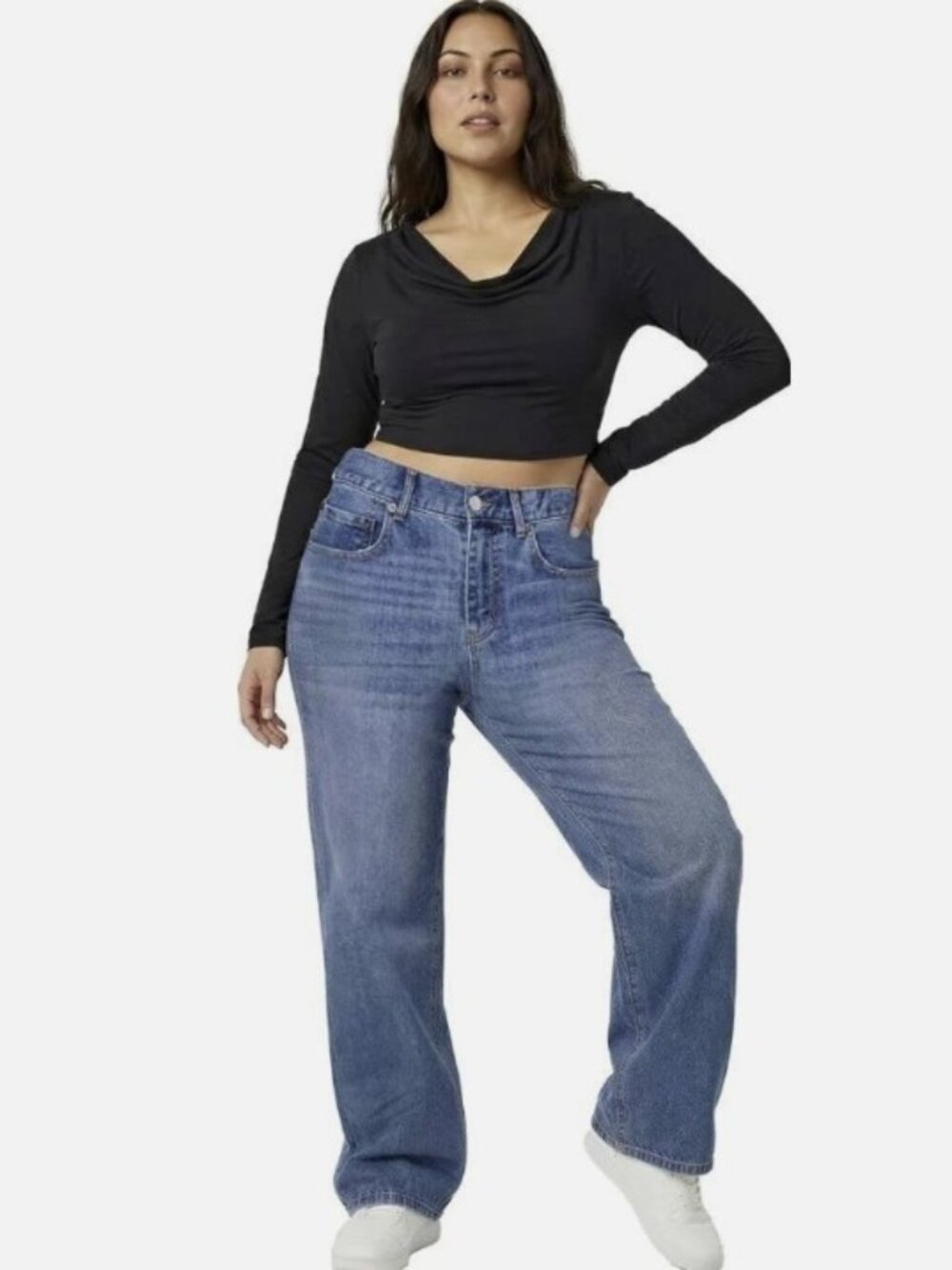 Florence by Mills Boyfriend Jean Medium Wash Size 16 Slouchy 90's Fit